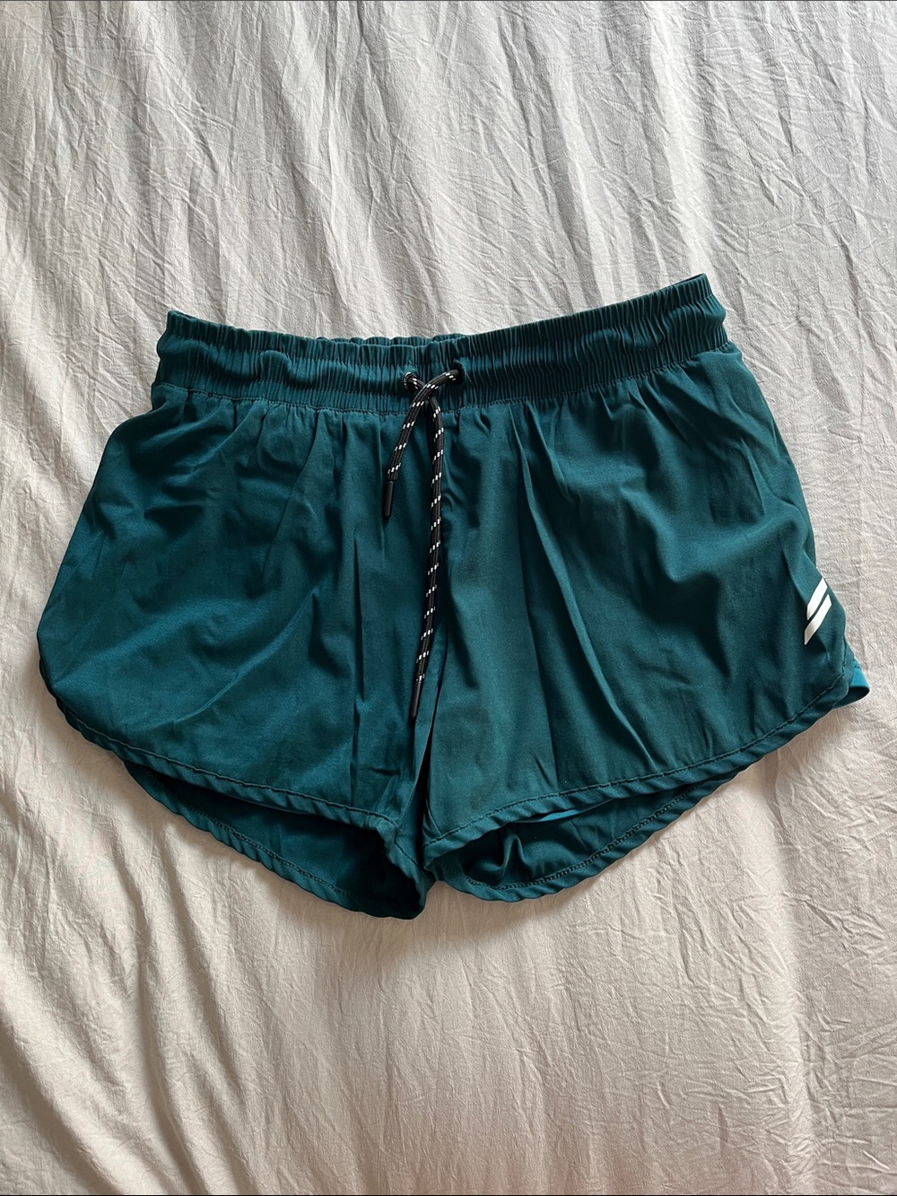 DOYOUEVEN Teal Green Women's Athletic Drawstring Shorts
